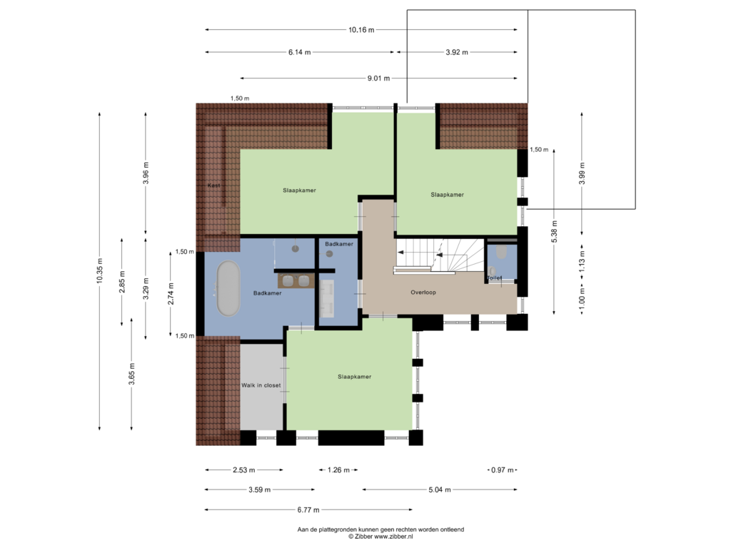 Bekijk plattegrond van Eerste verdieping van Berg Enk 3