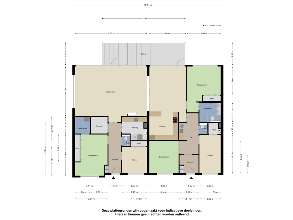 Bekijk plattegrond van Appartement van Fazantenhof 95