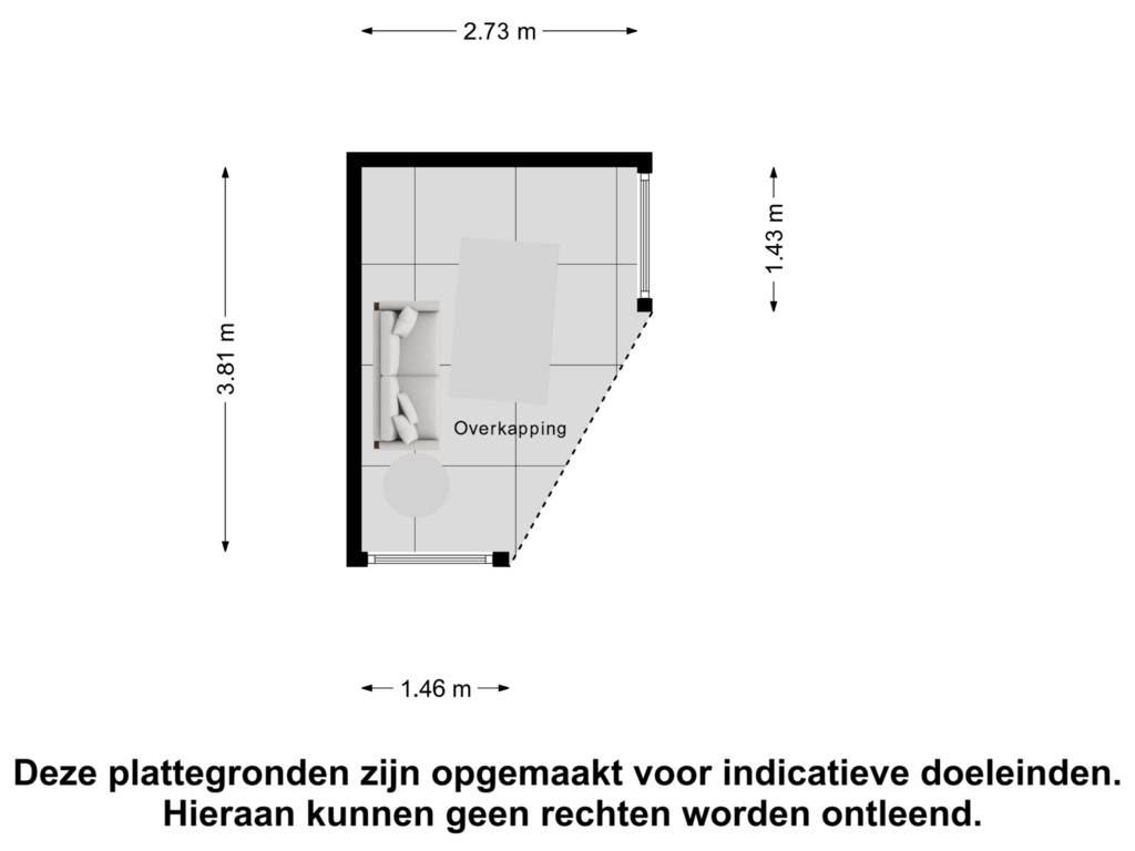 View floorplan of Overkapping of Jan Steenstraat 4