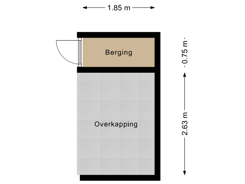 Bekijk plattegrond van Berging 2 van Mesdagstraat 5