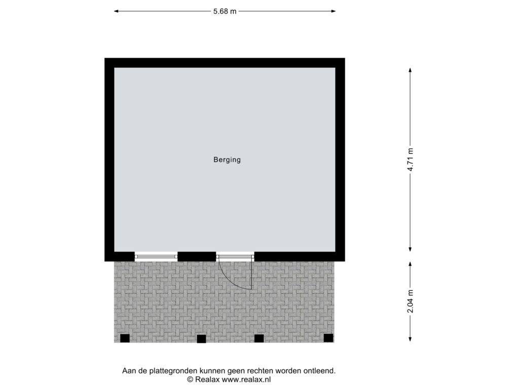 Bekijk plattegrond van Berging van Emmastraat 25