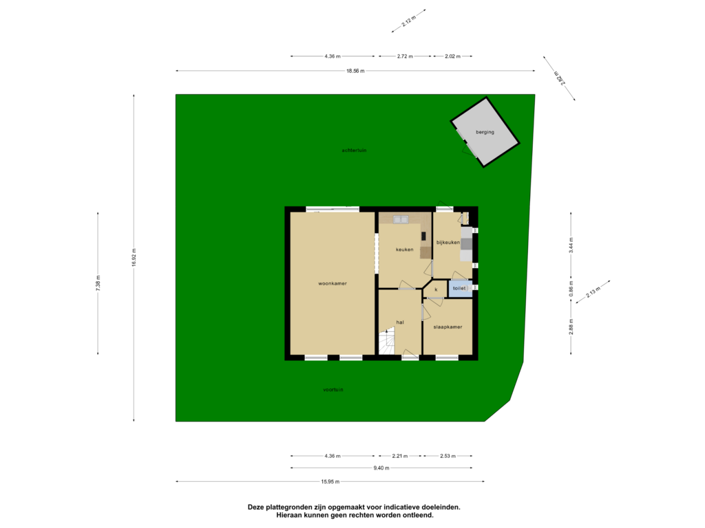 View floorplan of Woning overzicht of Kleine Heistraat 16-K252