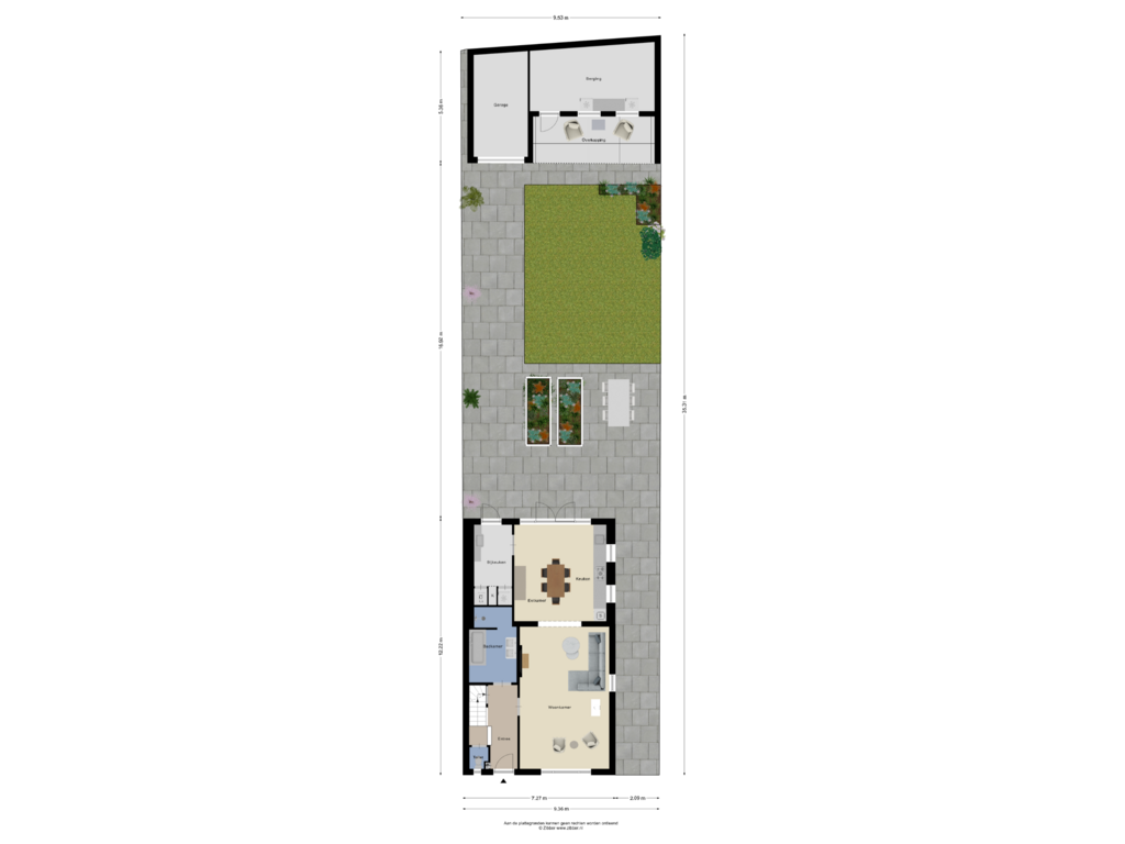 Bekijk plattegrond van Begane Grond Tuin van Pastoor Pottersstraat 26