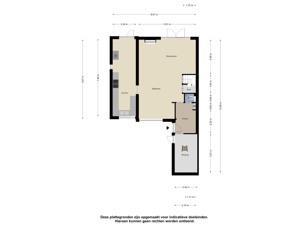 View floorplan of Begane grond of Geleenhof 50