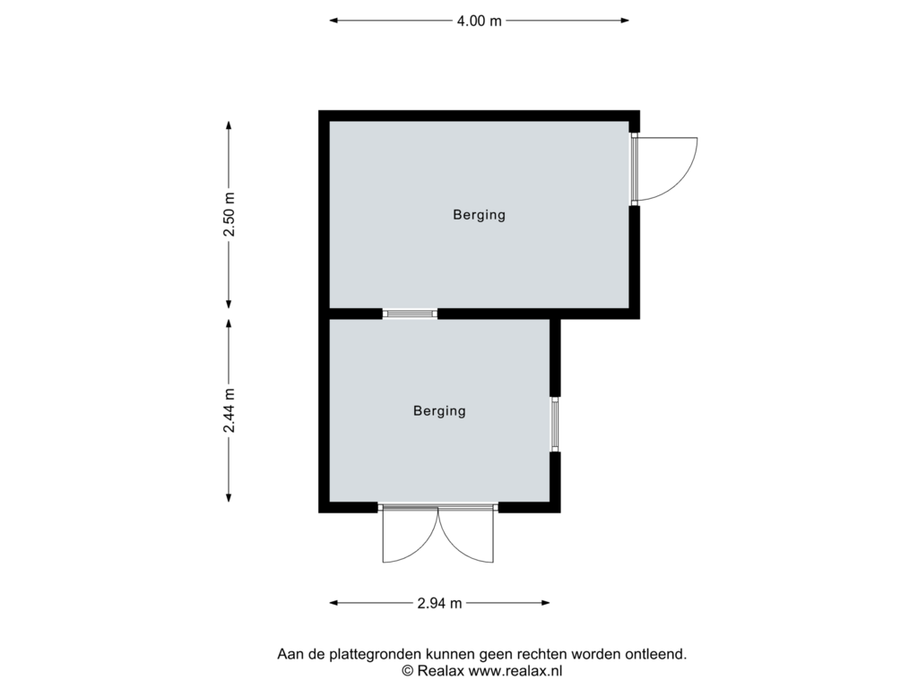 Bekijk plattegrond van Berging van Köllingserf 30