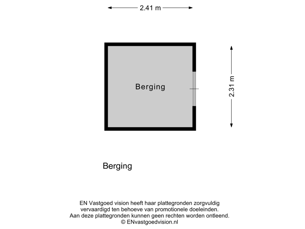 Bekijk plattegrond van Berging van Witte Ring 145