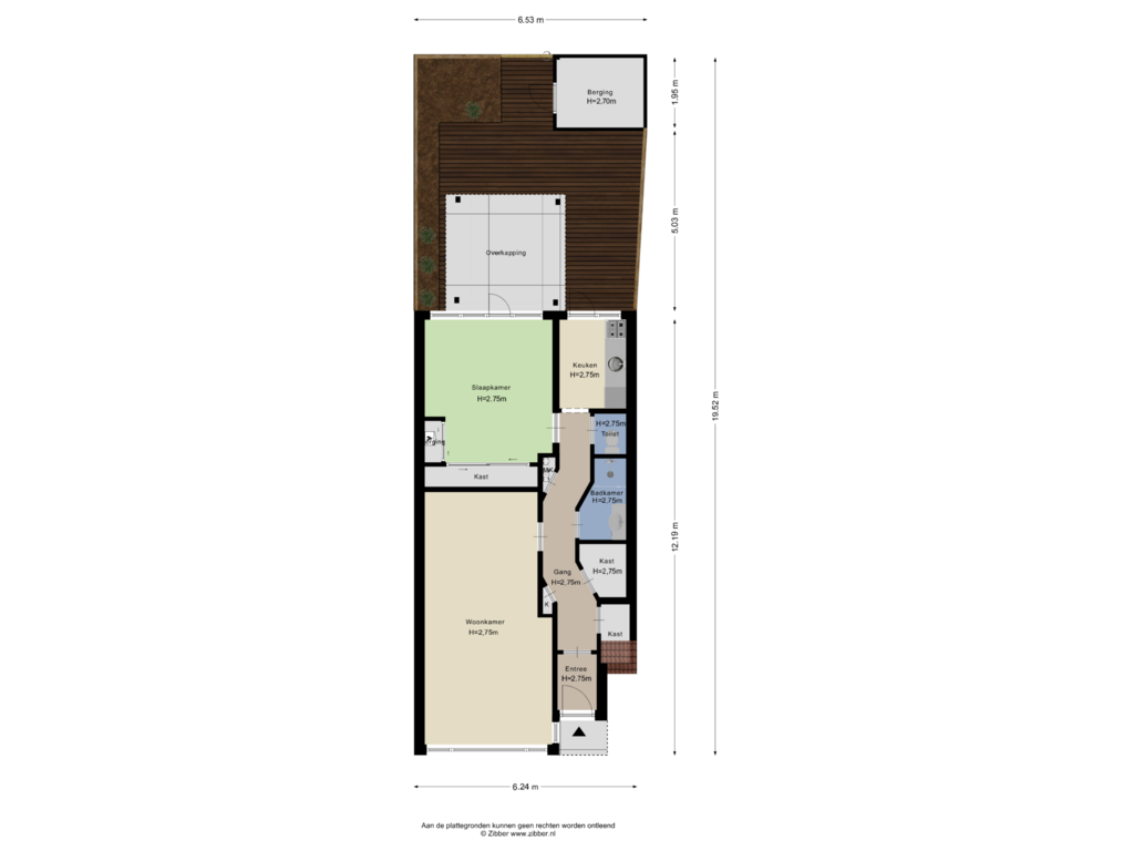 Bekijk plattegrond van Appartement_Tuin van Franselaan 170-A