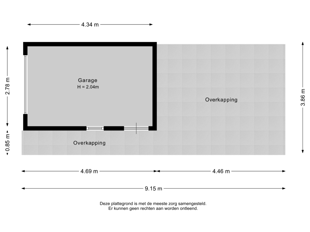 View floorplan of Berging of Kogeldistel 2