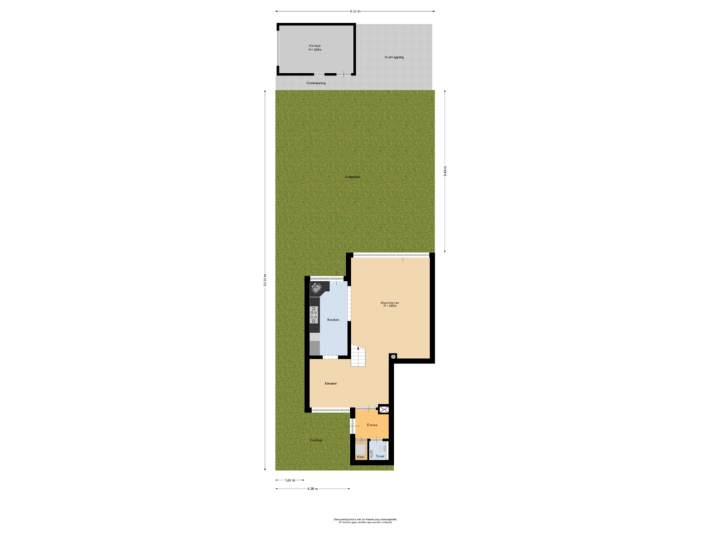 View floorplan of Situatie of Kogeldistel 2