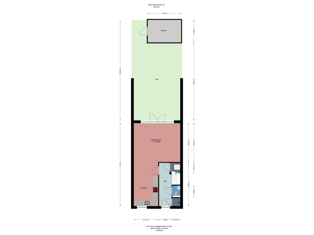 View floorplan of Situatie of Stan Kentonlaan 25