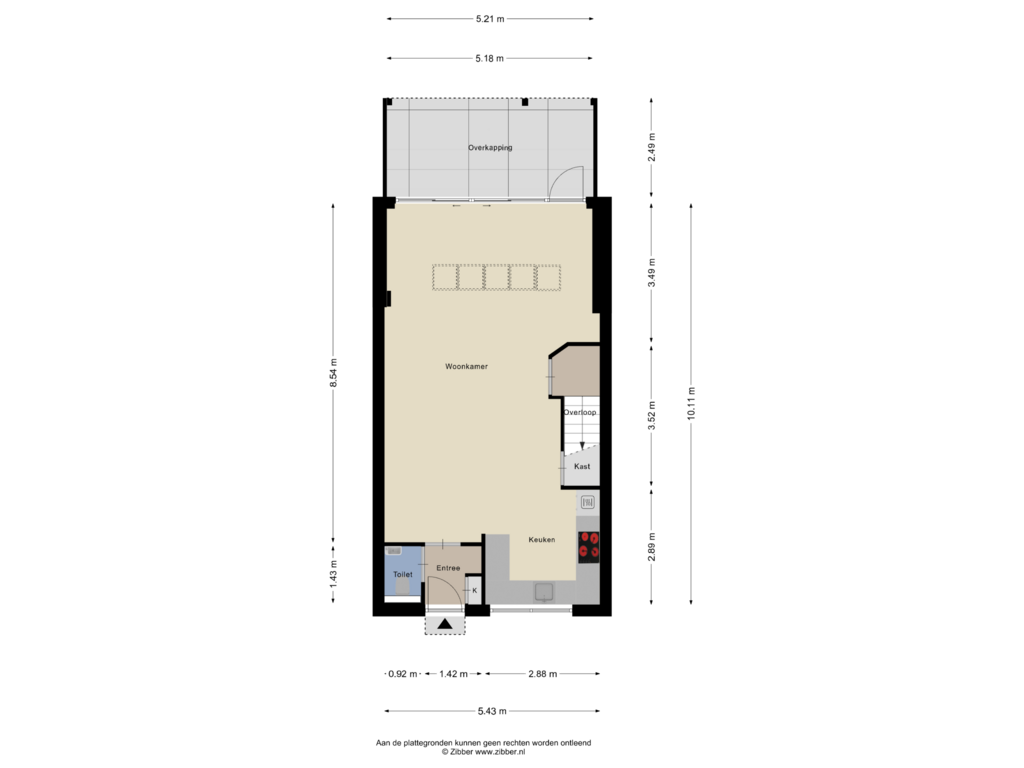 Bekijk plattegrond van Begane Grond van Tuin 18