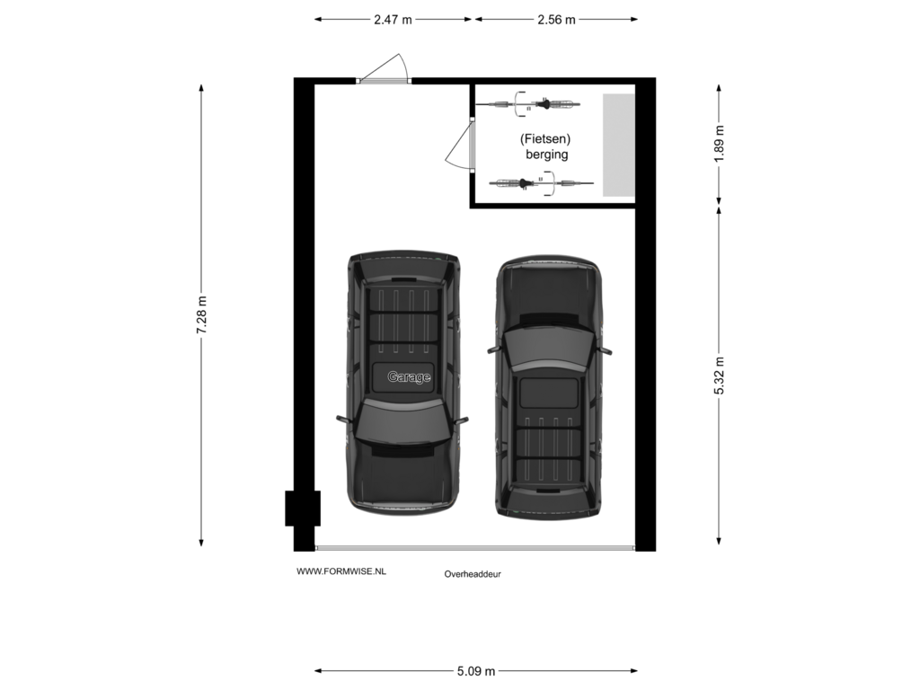 Bekijk plattegrond van PARKING van Pontsteiger 114