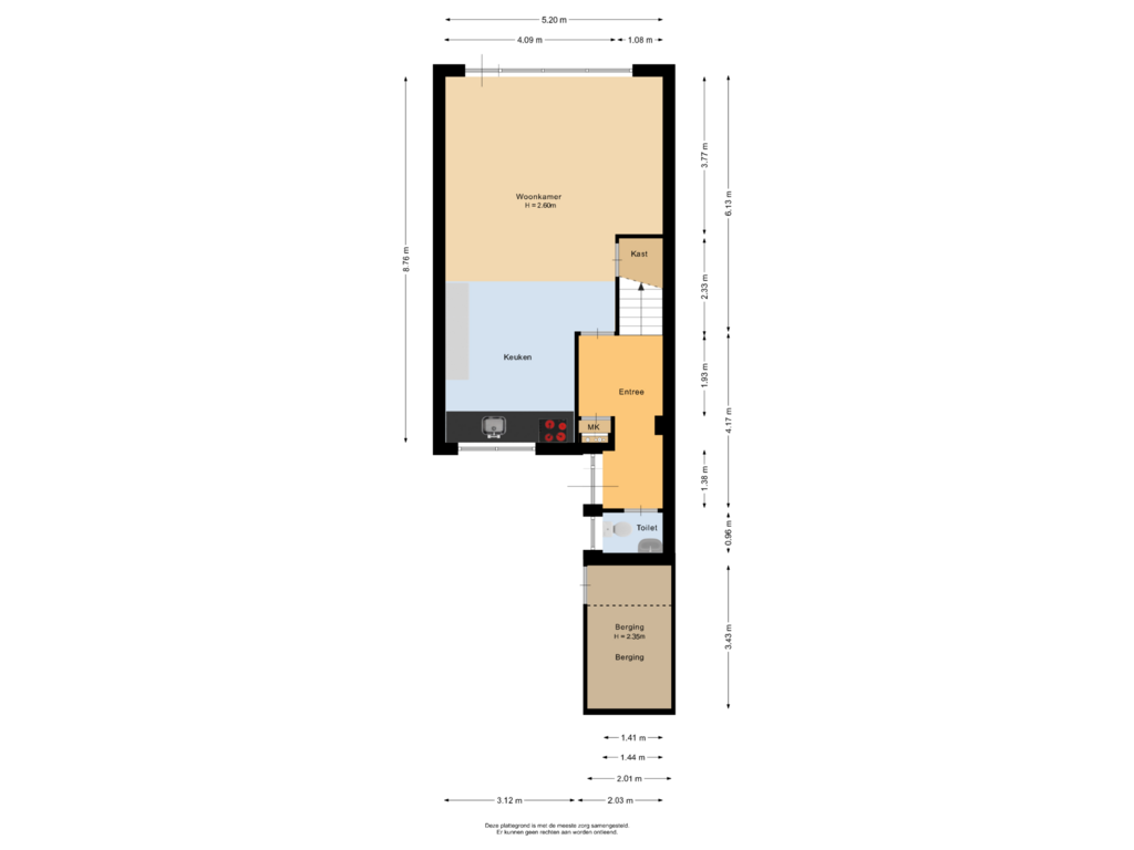 Bekijk plattegrond van Begane grond van Jekerdal 13