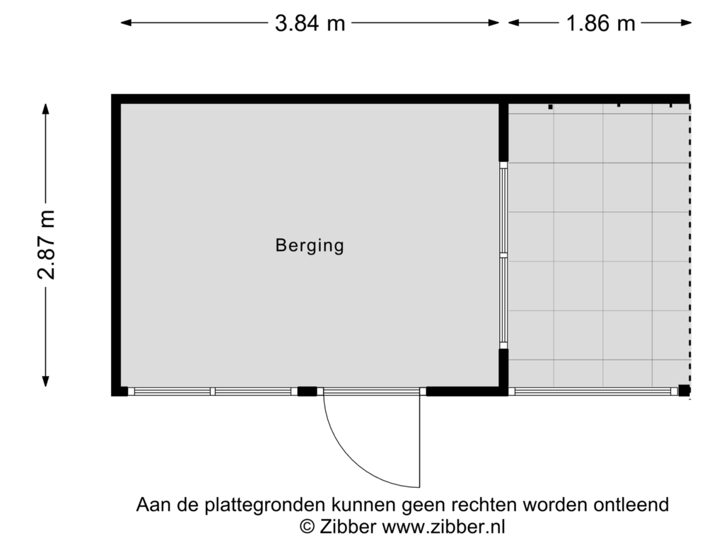 Bekijk plattegrond van Berging van Hoornwerk 71