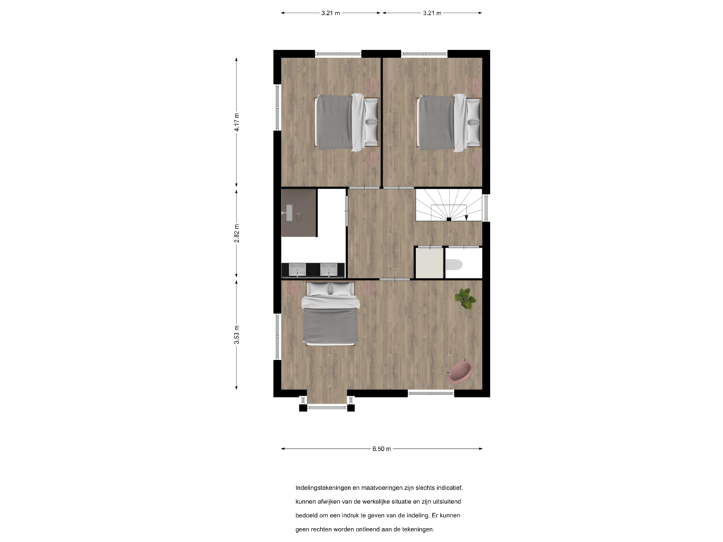 Bekijk plattegrond van Floor 1 van Staverdenlaan 20