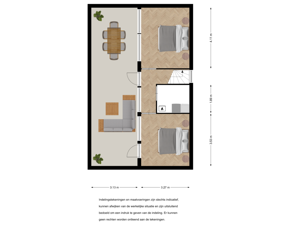 Bekijk plattegrond van Floor 2 van Staverdenlaan 20