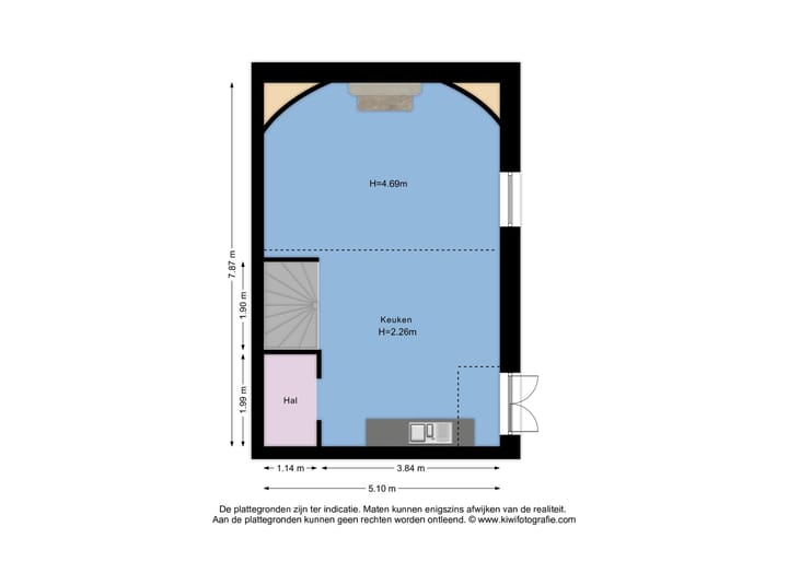 Foto 37 van Prins Hendrikstraat 4-F