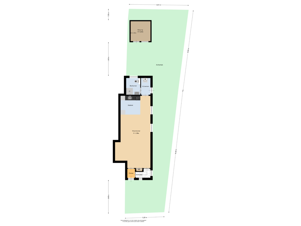 Bekijk plattegrond van Situatie van Julianastraat 12