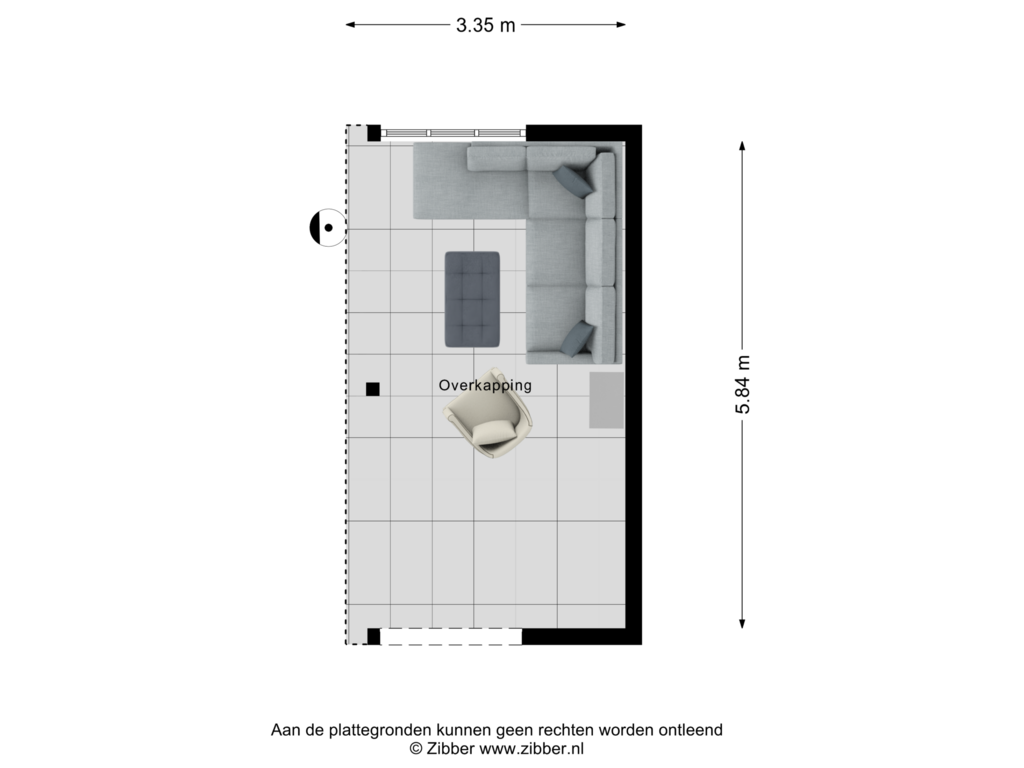 Bekijk plattegrond van Overkapping van Willem Boyeweg 27