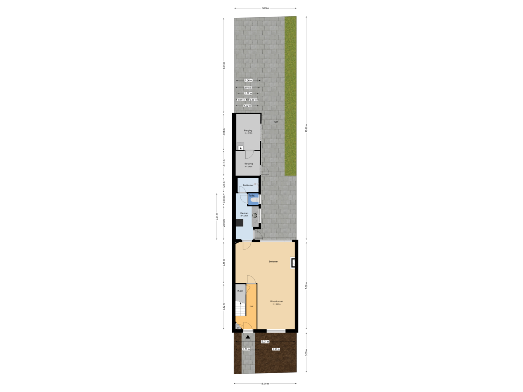 Bekijk plattegrond van Situatie van Sint Raphaëlstraat 9