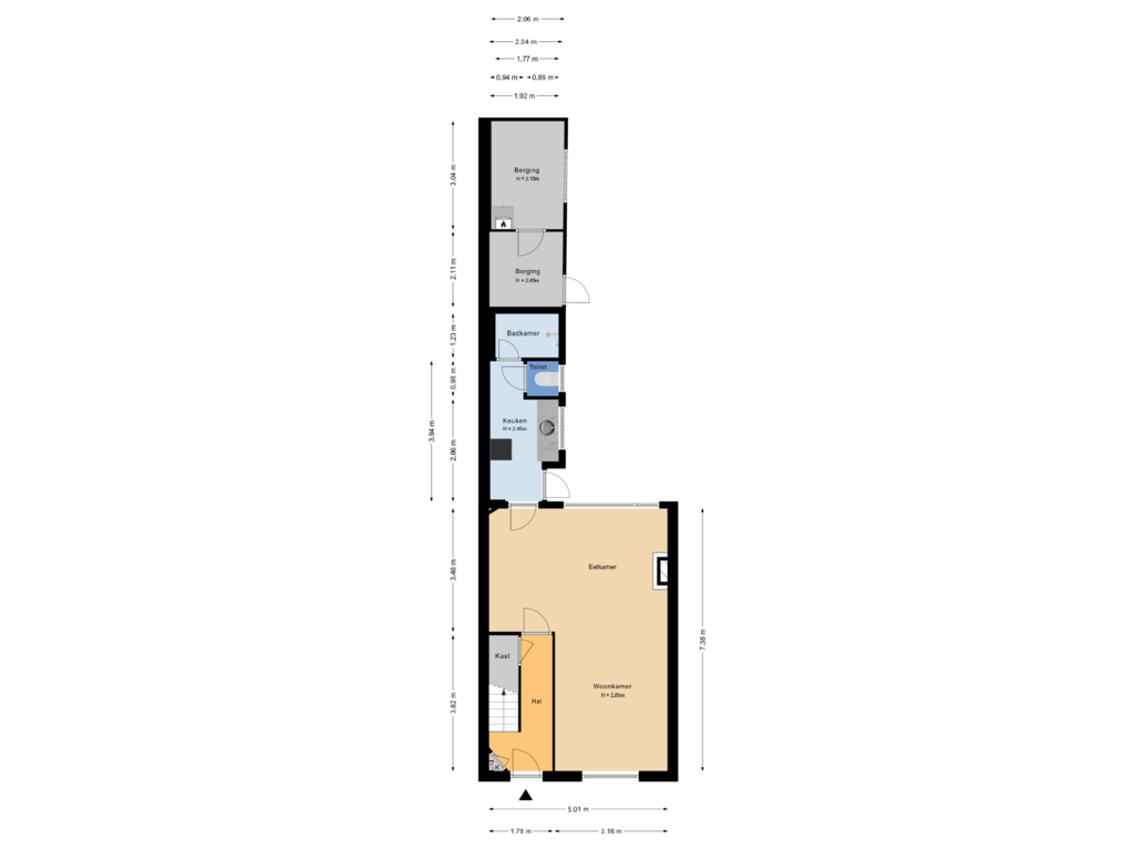 Bekijk plattegrond van Begane grond van Sint Raphaëlstraat 9