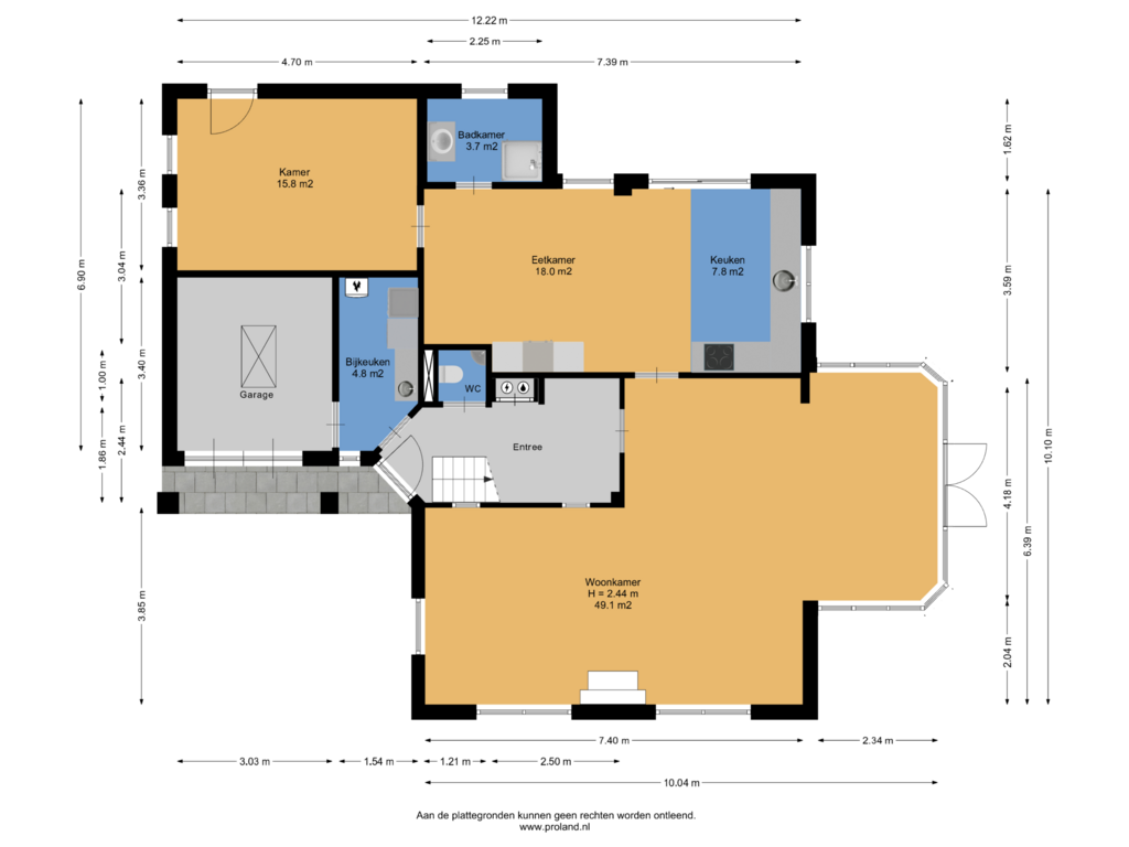 Bekijk plattegrond van Begane Grond van Lubertus van Beekstrjitte 23