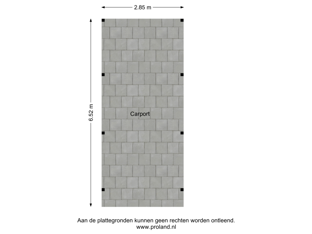 Bekijk plattegrond van Carport van Hoofdkanaal WZ 39