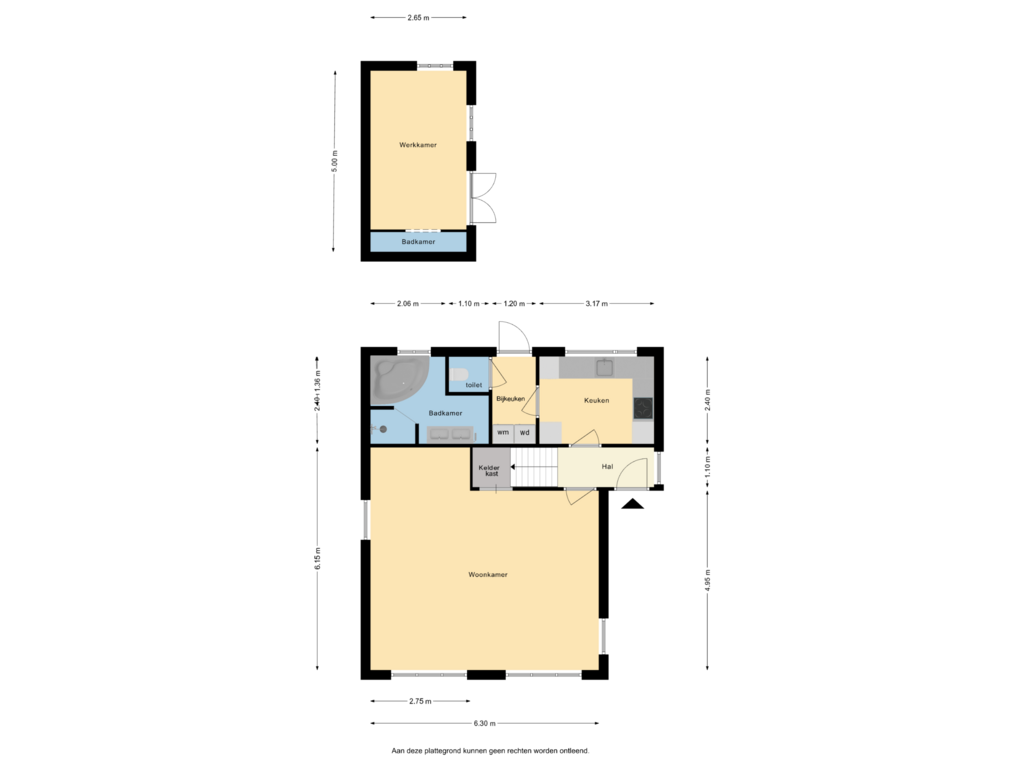 Bekijk plattegrond van Begane grond van Kerkstraat 43