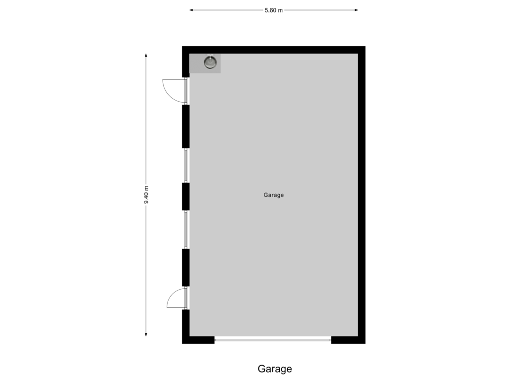 Bekijk plattegrond van Garage van Hamburgerweg 123