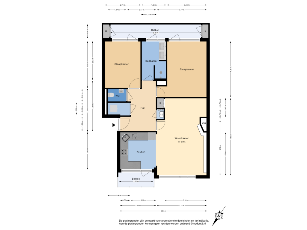 Bekijk plattegrond van Begane Grond van Generaal Spoorlaan 469