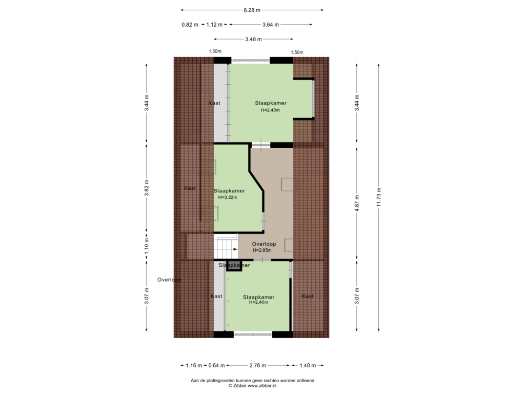 Bekijk plattegrond van Eerste Verdieping van Essendijk 7