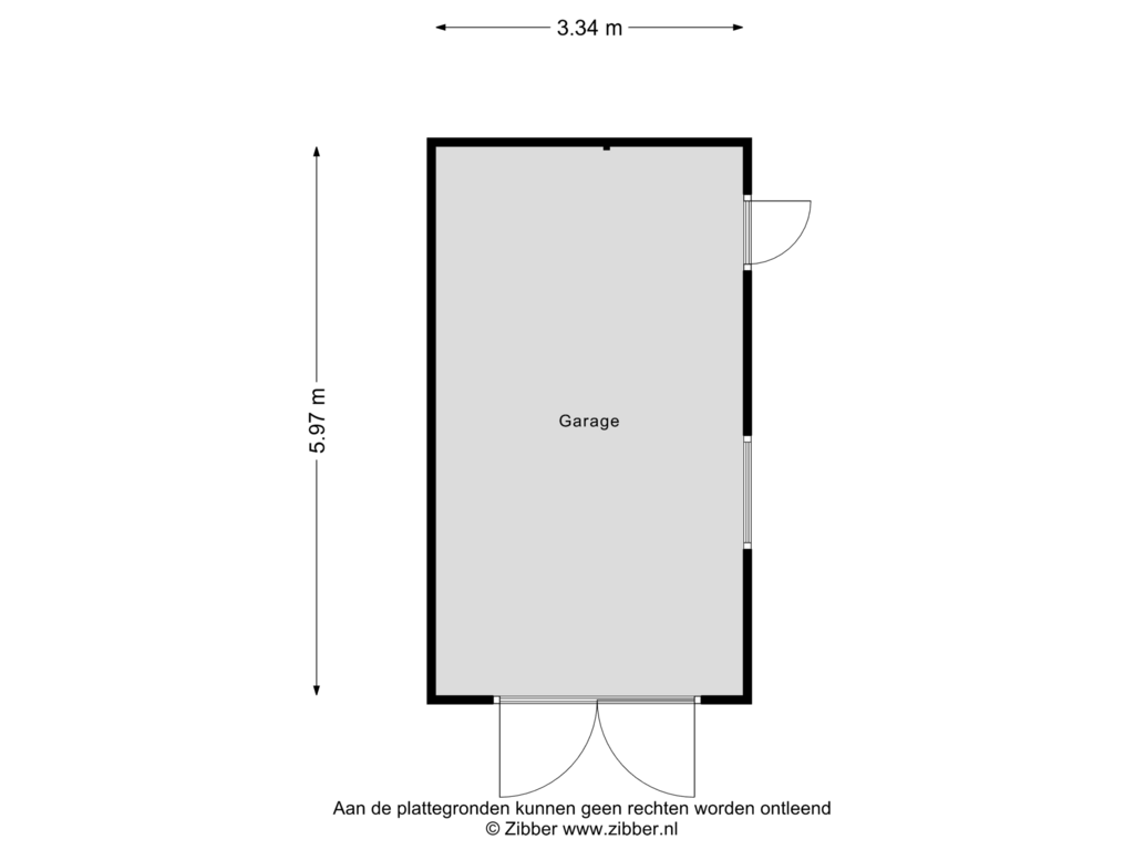 Bekijk plattegrond van Garage van Essendijk 7