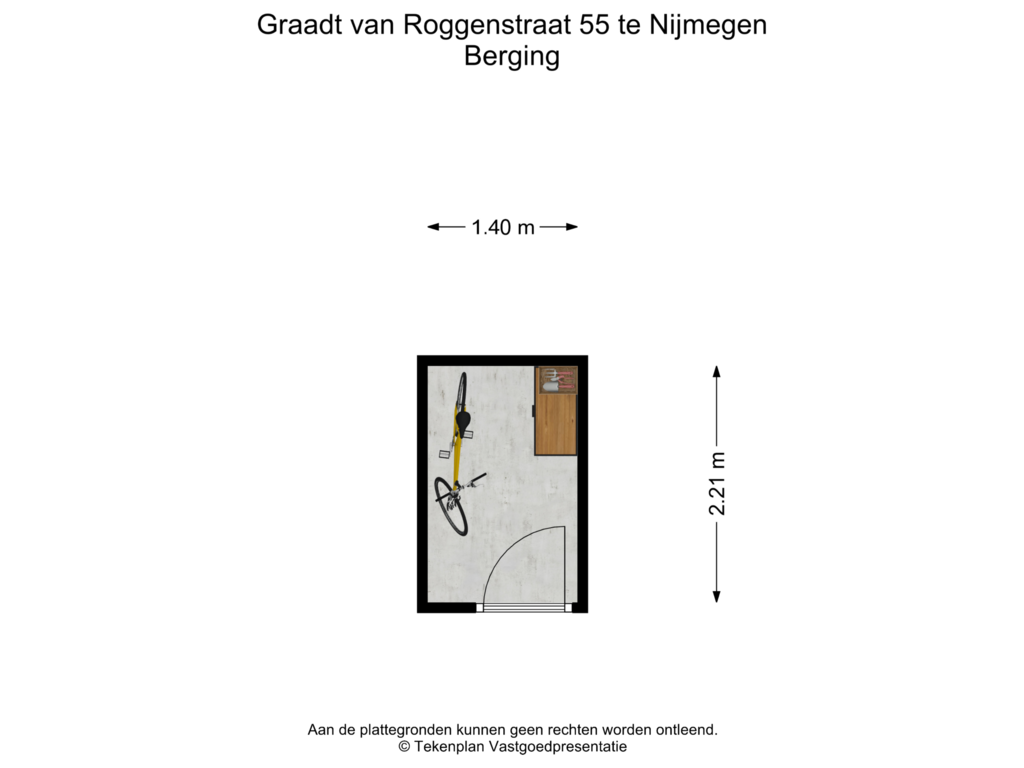 Bekijk plattegrond van Berging van Graadt van Roggenstraat 55