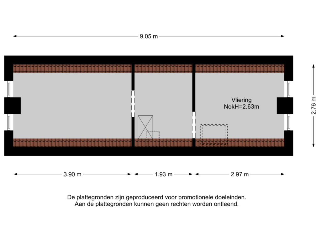 Bekijk plattegrond van Vliering van Veersedijk 275