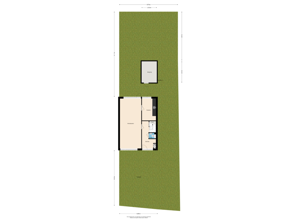 Bekijk plattegrond van Situatie van Walstro 14