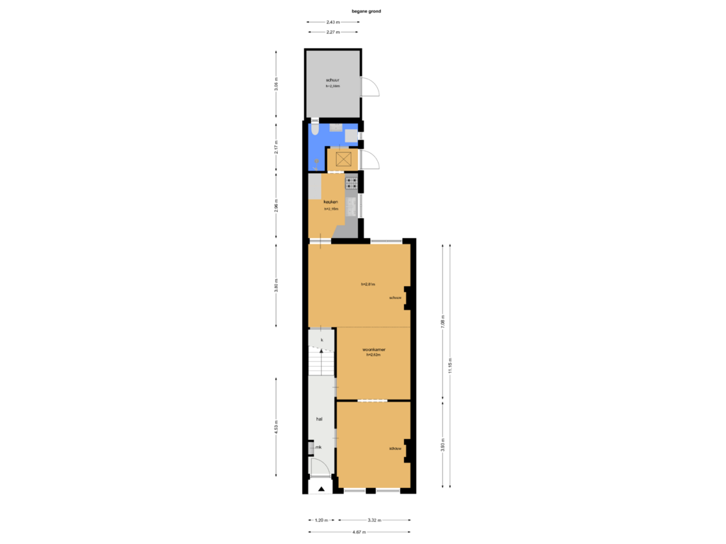 Bekijk plattegrond van bg van St. Vitusstraat 61