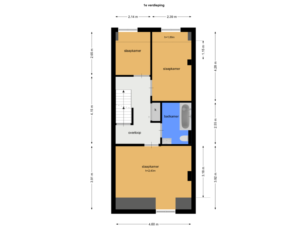 Bekijk plattegrond van 1e van St. Vitusstraat 61