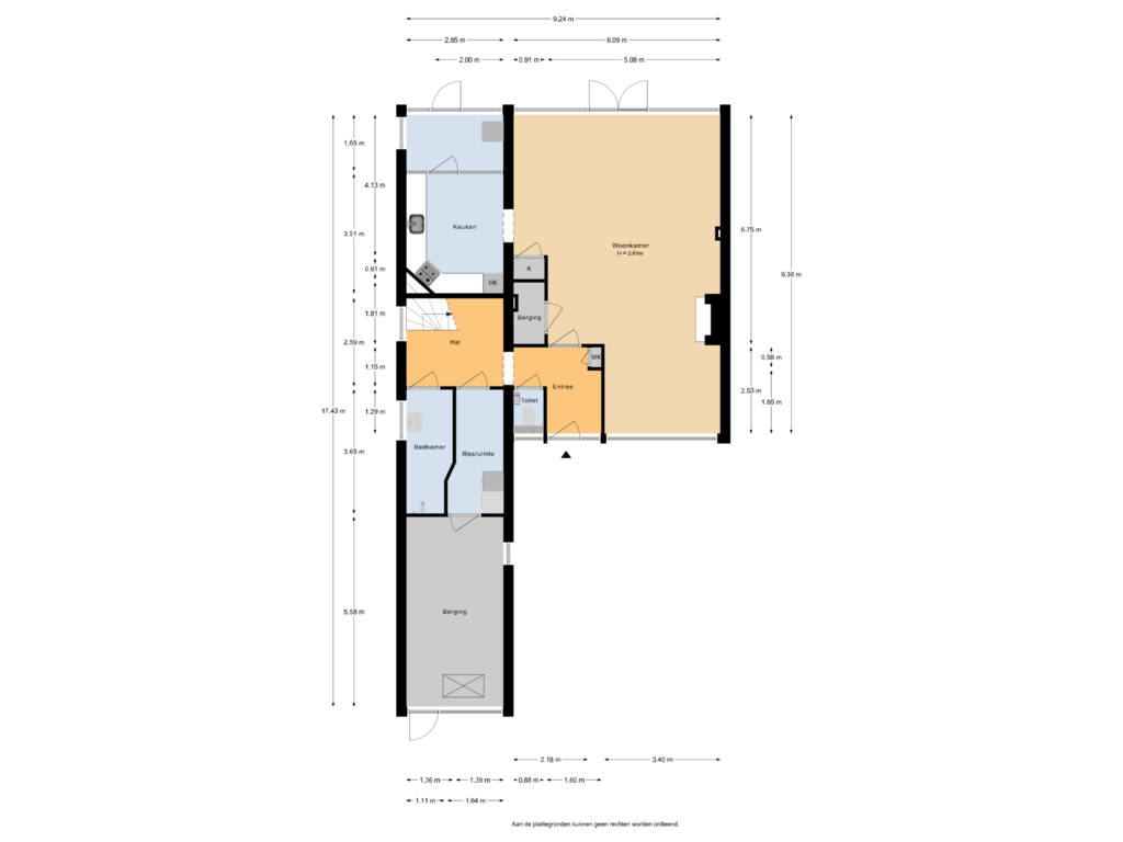 Bekijk plattegrond van Begane Grond van Van Renesseborch 6