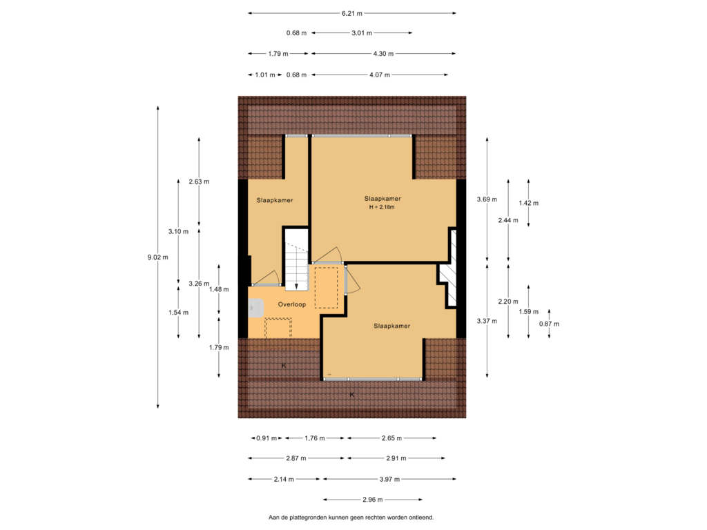 Bekijk plattegrond van 2e Verdieping van Van Renesseborch 6