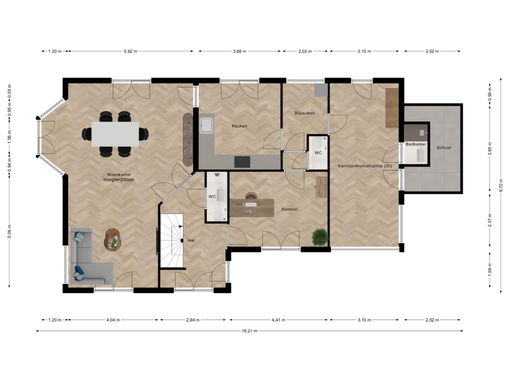 Bekijk plattegrond van Begane Grond van Franckstraat 33