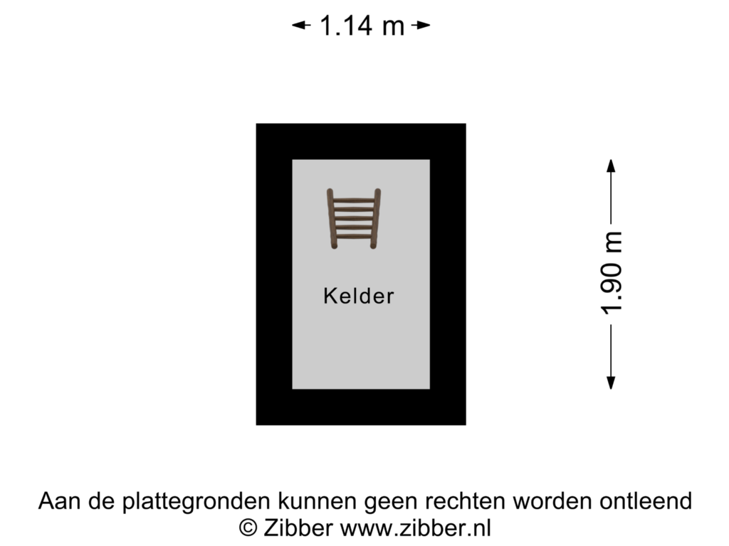 Bekijk plattegrond van Kelder van Goudenbloemstraat 25