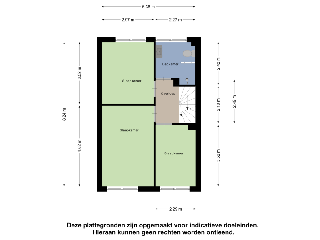 Bekijk plattegrond van Eerste verdieping van Mark 8