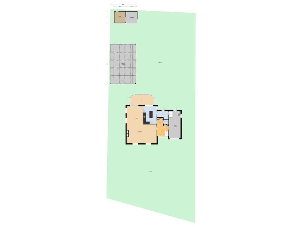 View floorplan of Situatie of Zandeweg 35