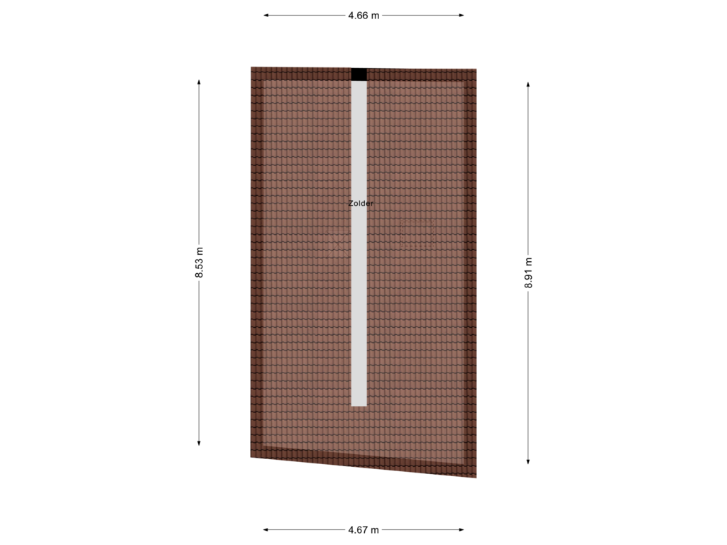 Bekijk plattegrond van Zolder van Langestraat 107