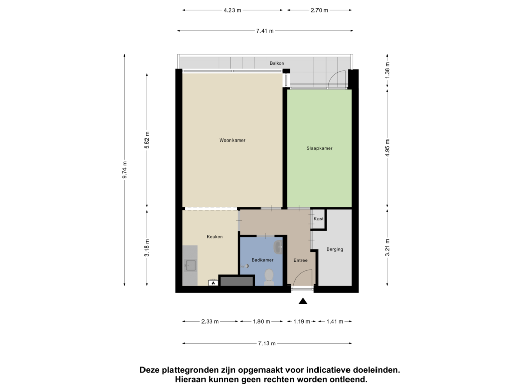 Bekijk plattegrond van Appartement van de Wilmskamp 199