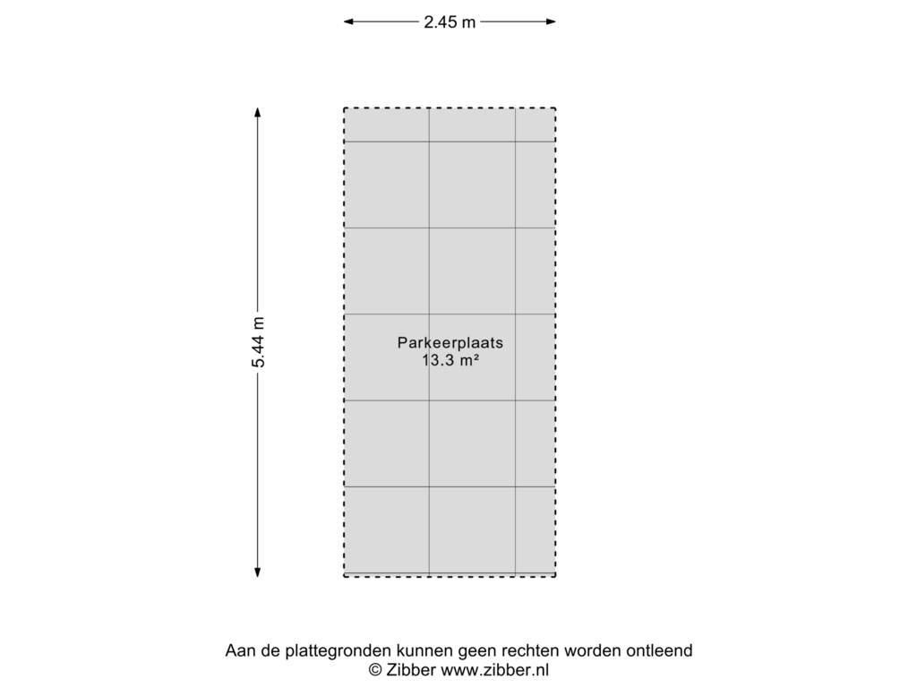 Bekijk plattegrond van Parkeerplaats van Doornlaan 82