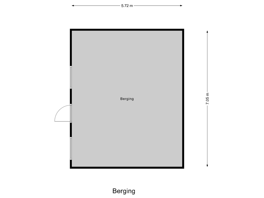 Bekijk plattegrond van Berging van Constantijnstraat 2