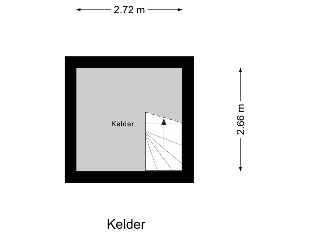 Bekijk plattegrond van Kelder van Stationsweg 7