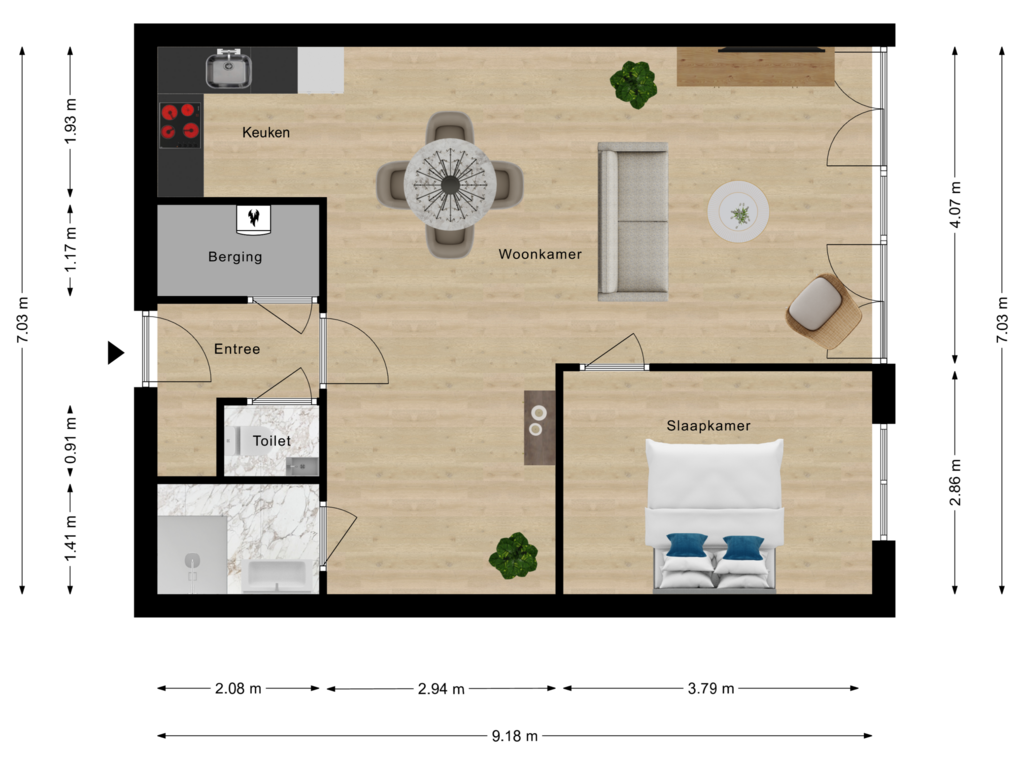 Bekijk plattegrond van Begane Grond van Stijn Albregtsstraat 1-11