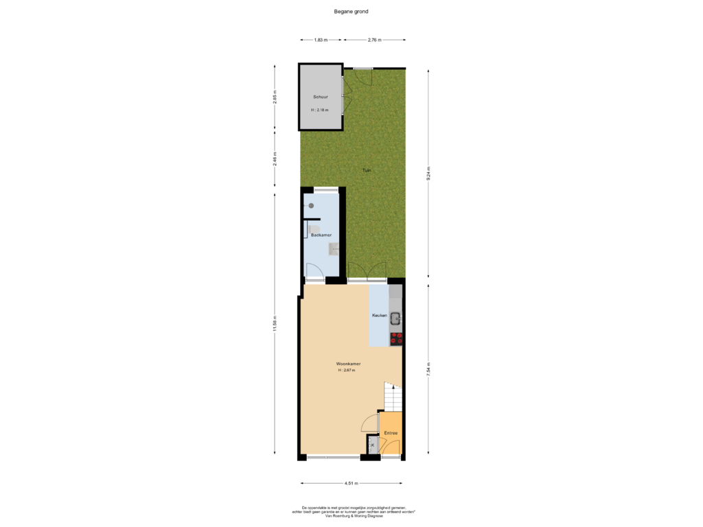 Bekijk plattegrond van Tuin van Piet Heinstraat 7